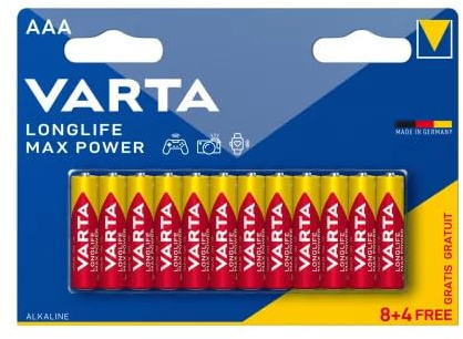 VARTA Modell VARTA LONGLIFE MAX Power AAA X8+4 gratis Alkali
