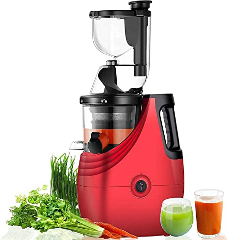 Estrattore di Succo Commerciale a Freddo, spremiagrumi a masticazione lenta, spremiagrumi Verticale ad Alto rendimento Spremiagrumi per Frutta e Verdura