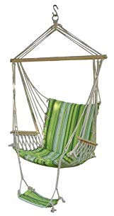 Hängesessel Schaukelstuhl Home Living Hängematte Schaukel Hängemattenstuhl – Vielseitig – Hängt drinnen oder draußen, belastbar bis zu 120 kg, 100 x 56 cm