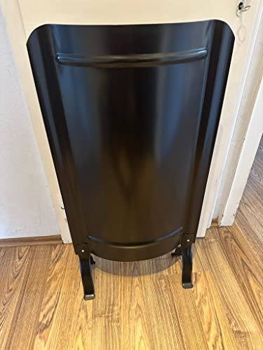 Kaminschirm Ofenschirm mit Füßen schwarz Hitzeschild 91 x 46 cm modern glatt NEU neues Model AdoroSol Vertriebs GmbH