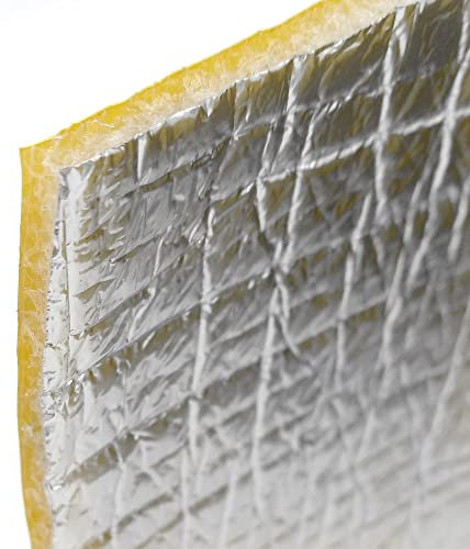 Panel autoadhesivo para cajas de persianas (120 x 30cm) - Aislante térmico reflexivo para aislar calor y frío. Cara adhesiva para fácil colocación