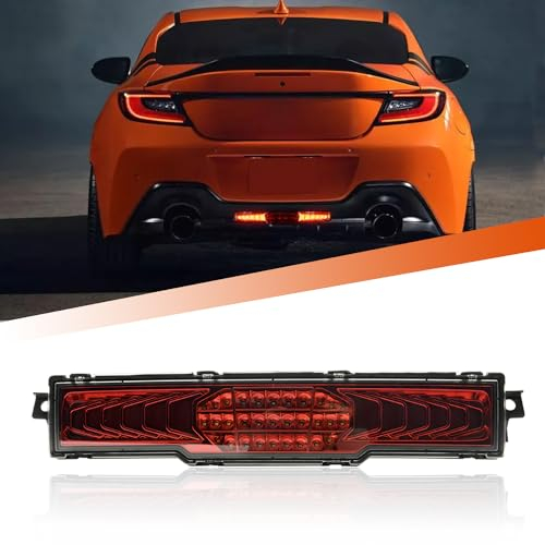 njssjd All-in-One-LED-Nebelschlussleuchte für S.ubaru BRZ ab 2022, T.oyota GR 86 ab 2022, weißes Backup-Rückfahrlicht, rote Nebelschlussleuchte