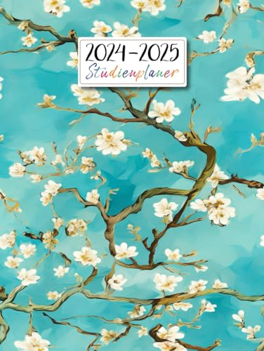 Studienplaner 2024/2025 Almond Blossom: Van Gogh-Thema Semesterplaner 24/25 August 24 - Juli 25, Hausaufgabenheft für Schüler in der Grundschule, ... Vorlesungsplan uvm, ca. DIN A4