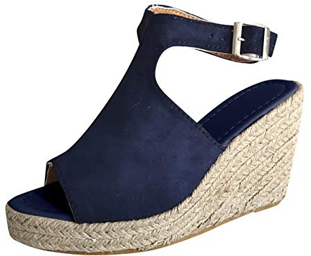 TYUIOP Sandali Bambina 27 Sandali Donna Estive Tacco Grosso Ciabatte Casa Bimbo Max Cushioning Espadrillas Donna Zeppa Scarpe Con Zeppa Di Corda Infradito Plantare Donna Infradito