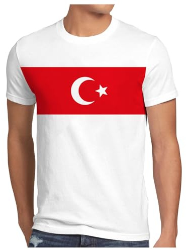Türkei T-Shirt EM 2024“ Türkiye Trikot Fußball Shirt Herren personalisiert T-Shirt - Fanartikel Fan-Outfit