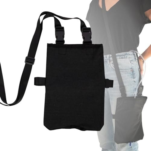 Eopono Porta Sacca Catetere da Gamba Elasticizzata e Versatile - Copri Sacca per le Urine Universale, Indossabile e Discreta (Taglia M)