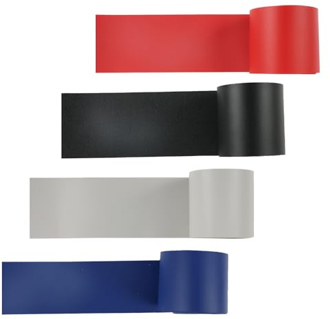 Inscrip PVC-Reparaturflicken für Boote, Luftmatratze Band Floß Flicken, Wasserdichter Kajak-Patch, Schwimmbad Patch, Gummiboot Reparatur Kajak Patch für Schlauchboot, Boot, Kanu (2X Schwarz)