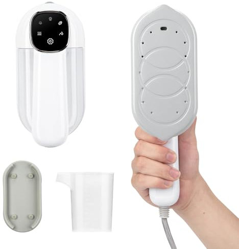 Mini Travel Iron with Steam Function, Portable Handheld Steamer for Clothes, Steamer&iron 2 In 1, 4 Smart Ironing Modes, Hand Held Fabric Steamer for Home, Dorm, Travel