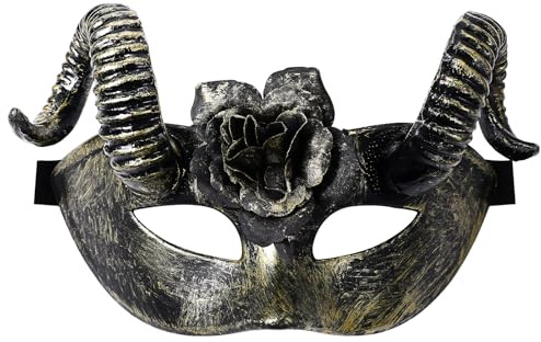 JewelryWe Venezianische Maske Herren Damen Maskerade Karnevalsmasken Gesicht Kostüm Fasching Verkleidung