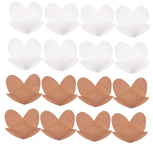Genérico 100 Piezas Bandeja De Chocolate Dulces Moldes para Barras De Bombones Golosinas Pastel Pop Molde De Barra De Chocolate Moldes De Papel para Muffins Cartón Kraft