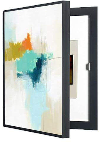 BTYQKZVPM Decorative Electrical Box, Detachable Electric Meter Box Distribution Box Safe Painting Hanging Decoration Hide Paintings