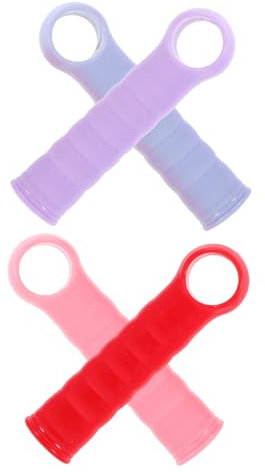 NUOBESTY 4pcs Plastic Mop Handle Grip Replacement 22mm End Cap for Dustpan Rod Compatible Floor Cleaning and Sweeping Mops Sturdy Handle Grip for Easy Use