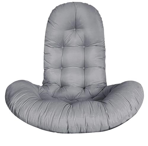 USOHJZ Deckchair Cushion Garden Swing Egg Chair Cushion Solid Color Rattan Chair Seat Mat Hanging Chair Padded Comfortable Cushion Outdoor Cushions For Chairs