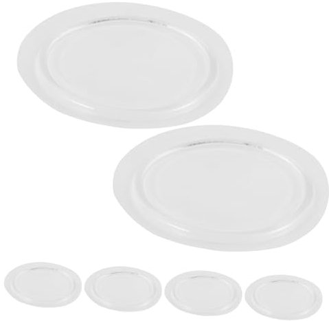 Cabilock 6 pièces Tapis Antidérapant de Tableau de Bord Lot de Pads Adhésifs Ronds Gel pour Support Téléphone Accessoires Auto Transparent