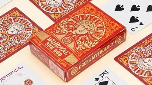 Sonnengott Griechische Mythologie Themed Red Edition Spielkarten