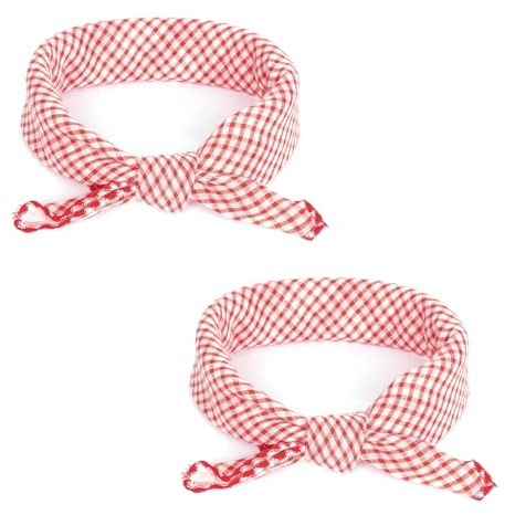 XDGBGFN 2 panni per costume tradizionale, 50 x 50 cm, Oktoberfest, da donna, per carnevale, Oktoberfest, feste in costume, Colore: rosso, 50*50CM