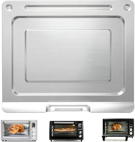 GCQFZ Air Fryer Toaster Oven Replacement for COSORI 13 in 1 CS130-CFH CS130-AO 12 in 1 CO130-AO 32Qt Air Fryer Toaster Oven Combo, 14’’*12’’ Non-Stick Air Fryer Rack Parts Grill Pan Crisper Tray