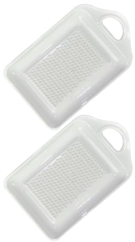 OSALADI Set 2 Pezzi Smerigliatrici Multiuso per Aglio, Utensili da Cucina Pratici e Resistenti, Spremiaglio Creativo Antiodore, Facile da Pulire e Riporre, per Uso Domestico