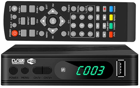 tiyao HD TV Boxs USB Set Top Box DVB-T2 TV Tuner Satellite TV Receiver Digital TV Decoder Hevc DVBT2 264