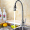 Inchant 360 Rotatif Cuisine Bar Salle de Bains Robinet d'évier Simple Eau Froide Cou Flexible Salle de Lavage Jardin extérieur Robinet d'application Robinets