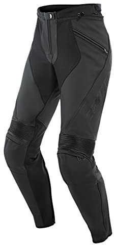 Dainese Motorradhose Pony 3 Damen Lederhose schwarz 42 (S), Sportler, Ganzjährig