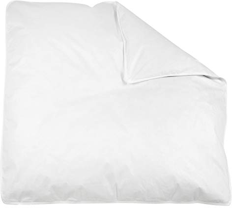 ZOLLNER Kinder & Kleinkinder Bettdecke aus 30% Daunen und 70% Federn - atmungsaktiver Bezug aus Baumwolle - Made in Germany - waschbar bis 60°C - 80x80cm - Wärmeklasse 3 - Oeko Tex® Zertifiziert