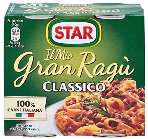 24 x Il Mio Gran Ragù Star Classico tomatsås 2 x 180 g sås tomatsoppa