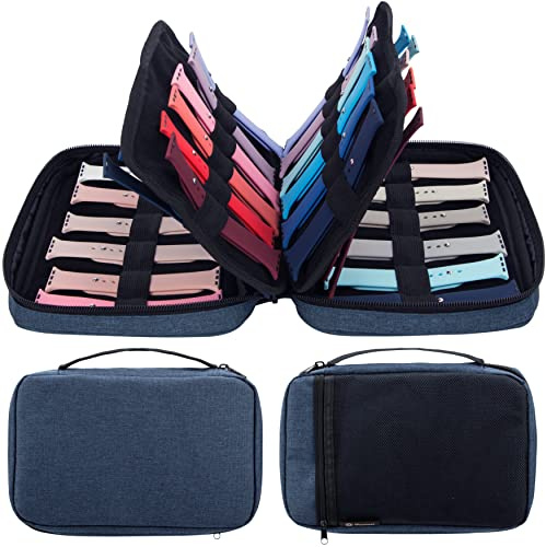 PACMAXI Watch Bands Organizer - Stores 36 Bands, Fits Most Straps, Watch Accessory Organizer