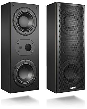 Nubert nuLine WS-14 | Schwarzes Wandlautsprecherpaar | 2 Stück Kompaktlautsprecher | Boxen für Heimkino & Musikgenuss | Flache Lautsprecher onwall | Passive Surroundboxen in 2 Wegen Made in Germany