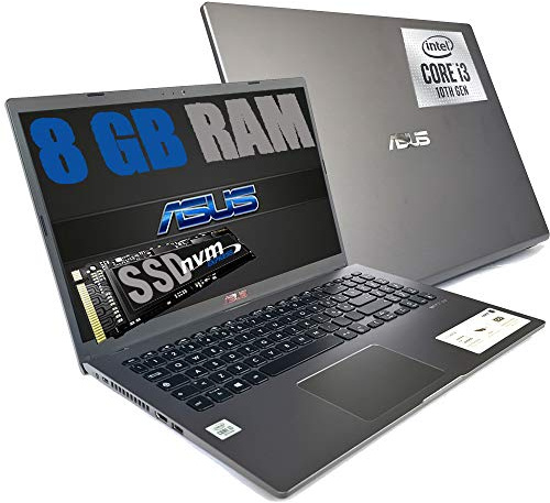 RGDIGITAL SRL Notebook Asus GRAY Portatile Pc Display FHD 15.6 Cpu Intel i3-1005G1 3,4ghz /Ram 8Gb DDR4 /SSD NVMe 256GB /HD Graphics UHD/Hdmi Wifi Bluetooth/Windows 11 Pro/open office