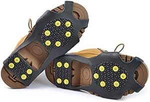 SKINSTAR Schuhspikes Schuhkrallen Ice Klampen Schnee Spikes Steigeisen Eiskrallen Anti Rutsch