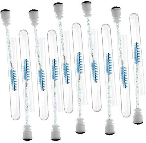 Housoutil 30 Stk Diamant Mascara-bürste Strass-make-up-pinsel Tragbar Augenbrauenkamm Make-up-wimpernbürste Puderpinsel Für Augenbrauen Eyeliner-flaschen Einstellen Pipeline Plastik Fräulein