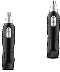 Angoily 2stücke Nasen Und Barttrimmer Für Herren Mit Reinigungssystem Ergonomischem Design Und Wasserdichtem Gehäuse Präzisionsschneider Für Nasen Und Ohrenhaare Multifunktionsgerät