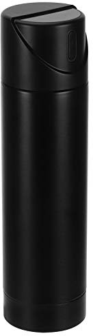 flexman 340ml Smart Thermal Cup, USB Charging Stainless Steel Vacuum Flask with LED Display Silent Flashing Reminder for Festivals Holidays Birthday Christmas Thanksgiving (Black)