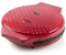 DOMO DO1099PZ Express - Padella per pizza surgelata, 12 minuti e molti altri piatti, dimensioni: 33 x 38 x 10 cm, superficie di cottura 30,5 cm, colore: Rosso