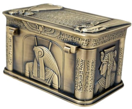 IMIKEYA Schmuckkästchen Aus Metall Vintage-schmuckbehälter Kleine Aufbewahrungsbox Für Schmuck Armbänder Und Halsketten Metall-schmuckbox Mit Vintage-dekor
