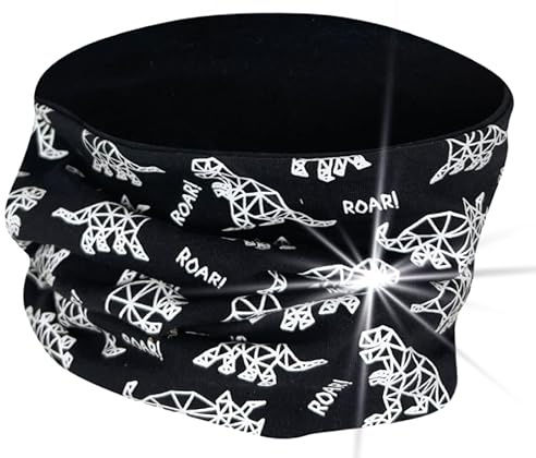 HECKBO 360° Reflektor Kinder Beanie Mütze oder Loop Schal - Vlies Stoff oder Jersey innen für Sommer Frühling Herbst Winter