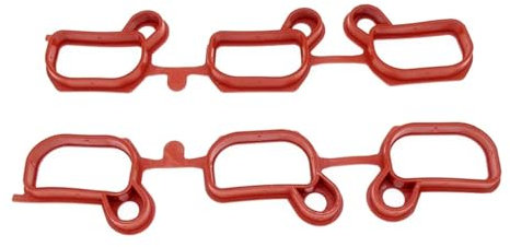 ORAMAI 2 Stück Gummidichtung for den Ansaugkrümmer des Automotors, kompatibel mit BMW 3 5 XZ-Serie E36 E39 E46 E60 E85 M54 11611436631 Autozubehör