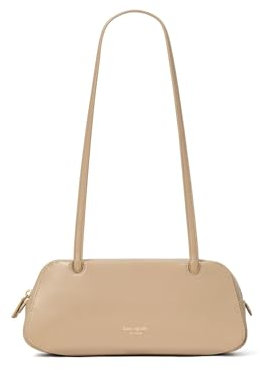 kate spade new york kvinnors grace finkornigt läder East-west axel, tidlös brungrå, en storlek, Tidlös brungrå, en storlek