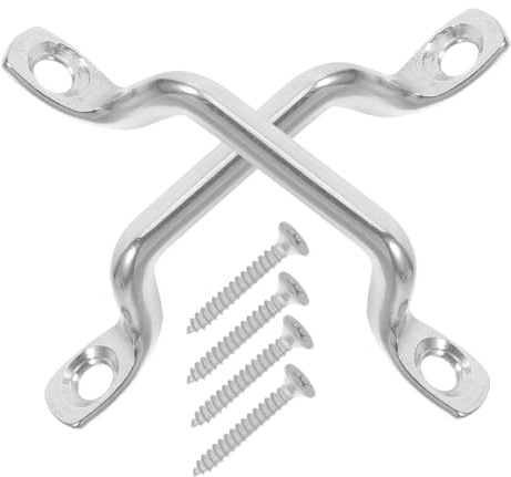 Fibbia Cricchetto in Lega di Zinco Argento, 5 Set per Cinghie