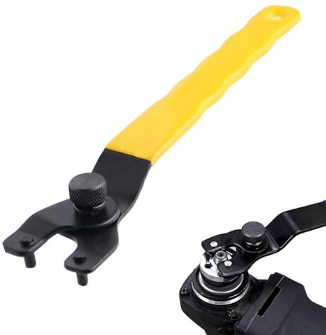 Universal Angle Grinder Key, Adjustable Grinder Spanner 10-52mm Disc Wrench