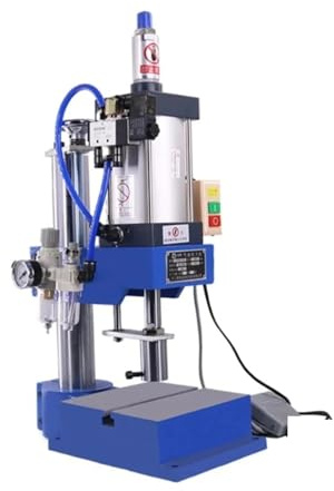 Pressa da banco Piccola rivettatrice ad alta precisione Punzonatrice pneumatica 200 kg Rivettatrice a colonna singola Applicazioni versatili(Type2)