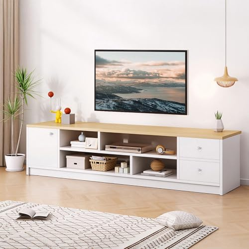 SHARPDO TV-Schrank 140 cm, Lowboard für Fernseher bis 60 Zoll