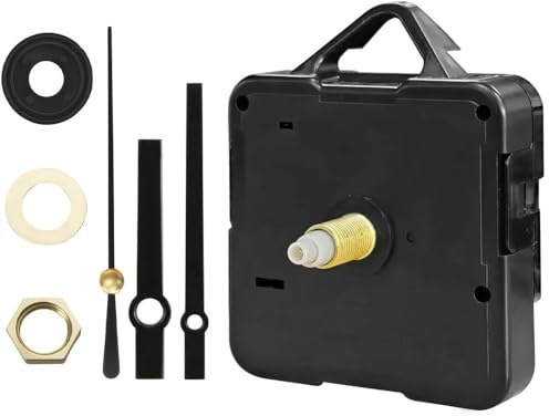 Vmoomax Uhrwerke, batteriebetrieben, leises Quarz-Uhrwerk, Ersatz für hohes Drehmoment, DIY-Quarz-Wanduhr-Mechanismen, Motor-Reparatur-Teile-Kits – präzise Zeitmessung