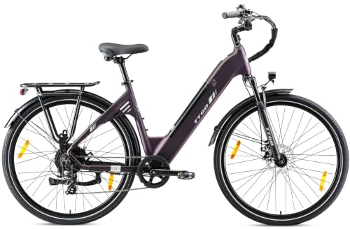 ttgo 28 Zoll E-Bike für Herren & Damen, C3 SE Elektrofahrrad mit 36V 18AH Akku, 250W Motor, bis zu 120 km Reichweite, E-Fahrrad mit 7-Gang-Schaltung, LCD-Display, 25 km/h Pedelec Citybike E Bike