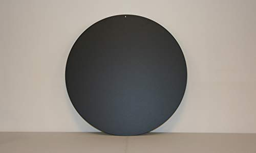 Piastra di appoggio in acciaio nero rotondo, Ø 980 mm