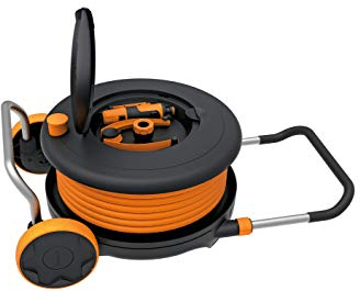 Fiskars Porta- mangueras L 1/2 30m+1,5m/13mm, 1023644, Standard