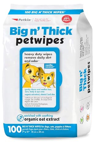PETKIN BIG PET WIPES 100PCS