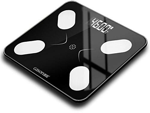 balance cuisine balance pese personne connectée bluetooth balance haute précision de cuisine balance connectée graisse corporelle balance connectée-Noir