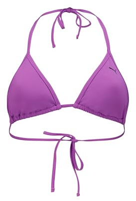 PUMA Badbyxor dam triangel bikini topp 1P, lila, M